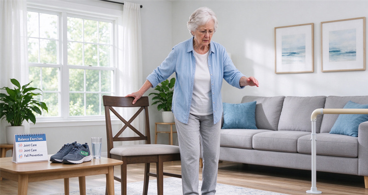 A Guide to Balance and Joint Care for Older Adults: Simple Movements to Help Prevent Falls and Improve Mobility
