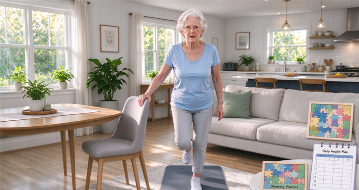 Health Management for Seniors: Daily Action Plan for Balance, Joints, Heart, and Brain Vitality