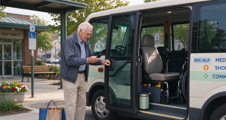 Transportation subsidies and free pick-up and drop-off services for seniors: How to get to medical care, shopping, and community activities?