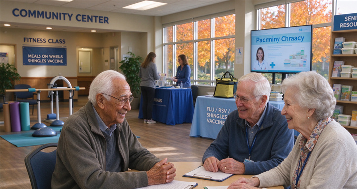 No More Lonely Aging: A Summary of Community Courses, Meal Delivery Services, and Health and Vaccine Resources