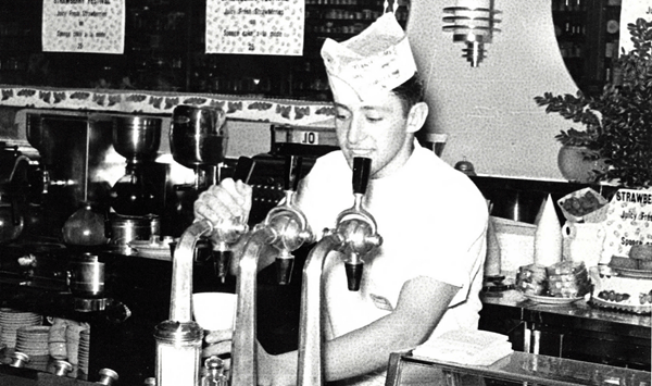 What was the official name for this drugstore ice cream server?