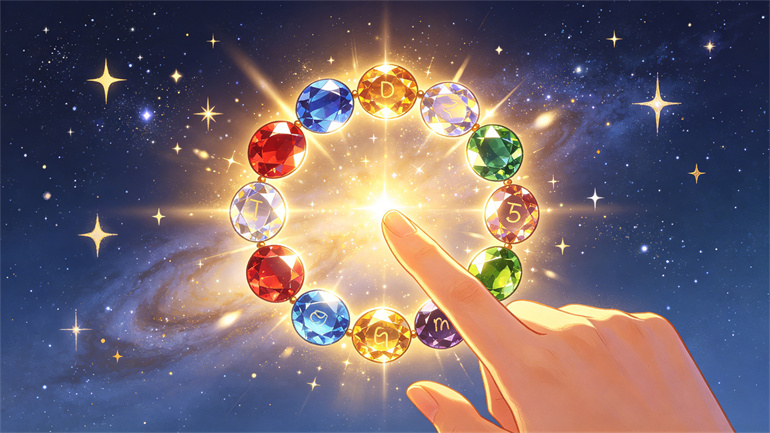 Touch Your Birthstoneto See How Many Secret Admirers You Have.