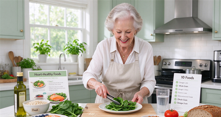 How to eat foods that are good for heart health? 10 heart-healthy foods for seniors