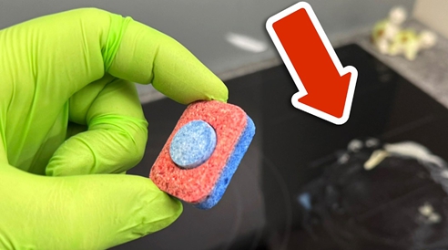 Stop Buying Stove Cleaners - A Dishwasher Tablet Does It Better