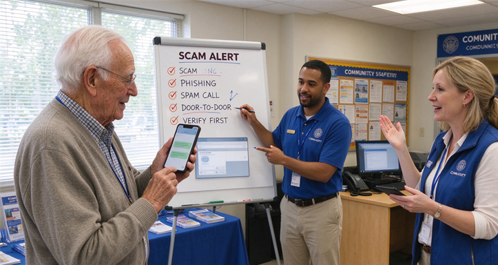 A guide to preventing fraud for seniors: How to identify phone calls, text messages, emails, and door-to-door sales?