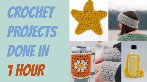 You Won't Believe How Many Crochet Projects You Can Finish in Just One Hour