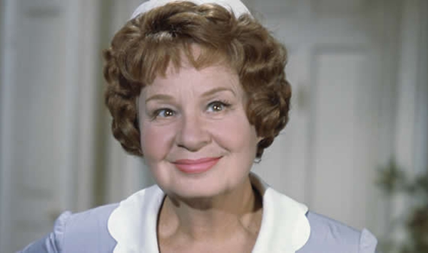 Which take-charge, live-in maid constantly offered unsolicited advice and outsmarted her employer, lawyer George Baxter?