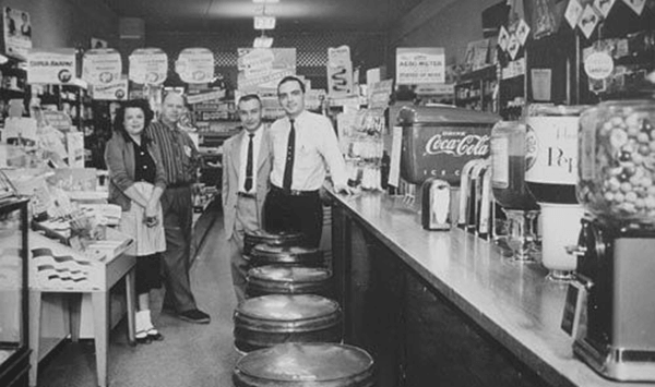 What was the classic neighborhood store called back then?