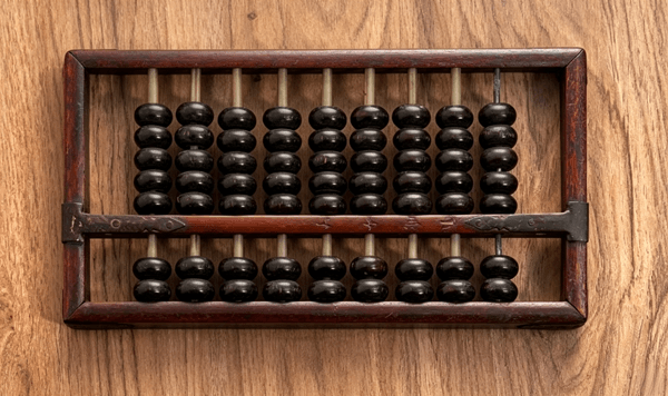 What historical counting tool is shown in this image?