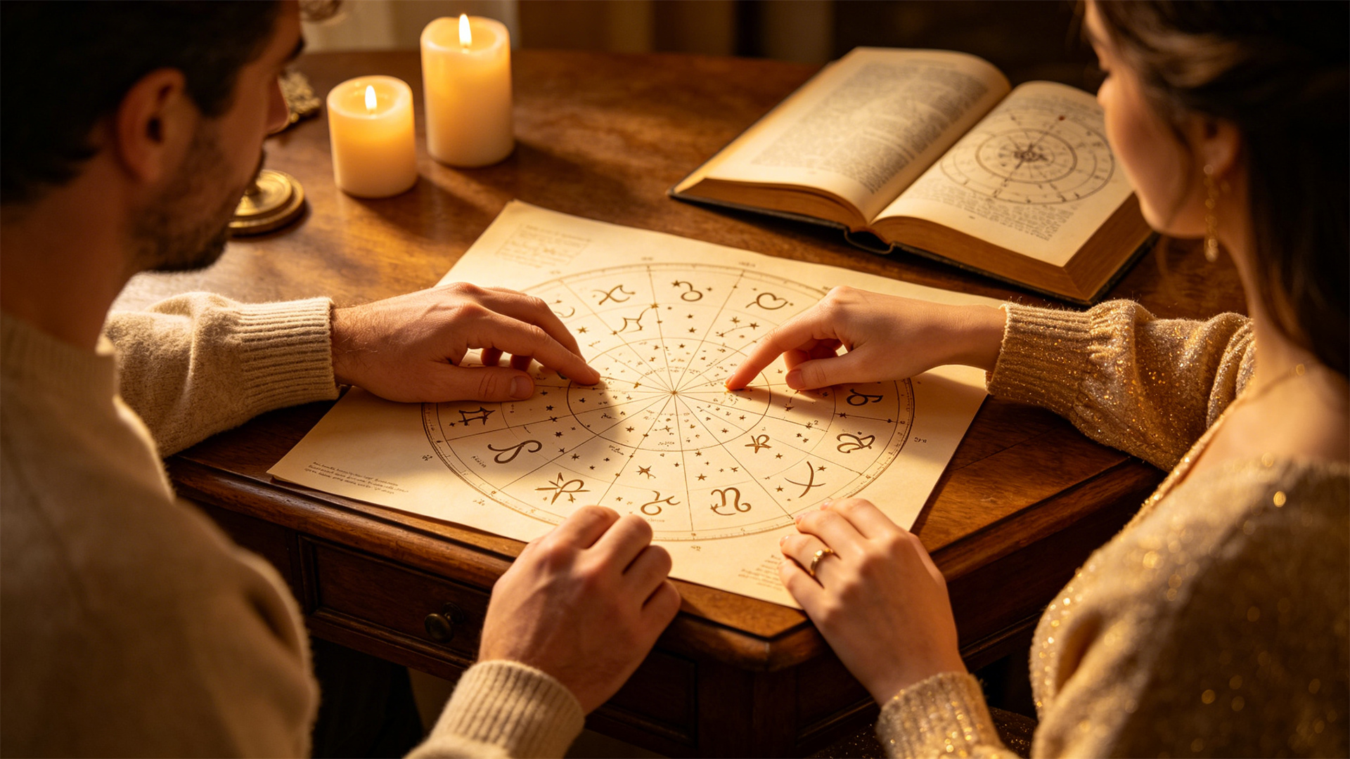 Determine Your Romantic Compatibility With Your Partner By Consulting Your Natal Chart!