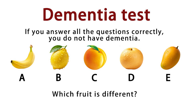 Which fruit is different?