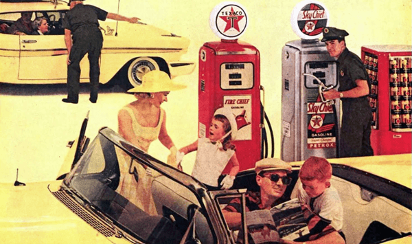 Back in the day, what was a gas station called when an attendant pumped your gas, checked your oil, and cleaned your windshield?