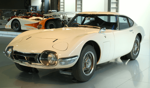 Which stylish sports car is widely considered Japan's first true supercar?