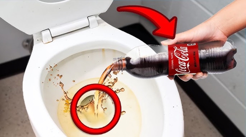 Pour a Can of Coke Into Your Toilet - Then Watch What Happens