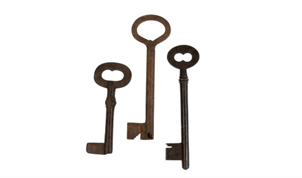 What is this vintage lock-opening tool called?
