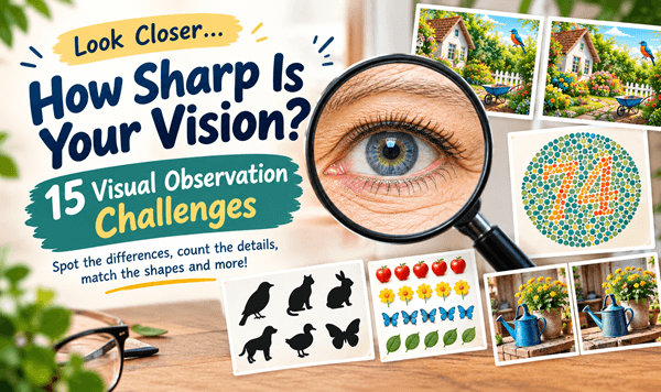 Can You Spot It? 15 Visual Observation Challenges