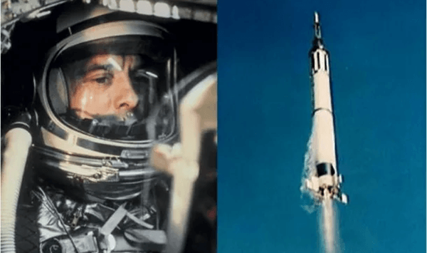 Who was the first American astronaut to travel into space aboard the Freedom 7 capsule in May 1961?