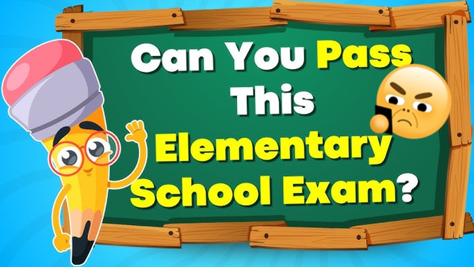 Can You Pass this Elementary School Exam?✏️📚