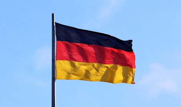 Which country's flag features three horizontal stripes of black, red, and gold?