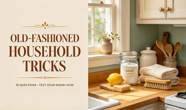 Can You Master These Old-Fashioned Household Tricks?