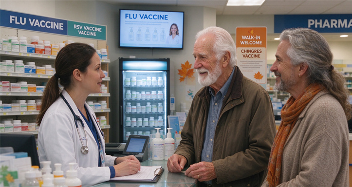Autumn Health Information: Flu, RSV, and Shingles Vaccines Available Free at Pharmacies