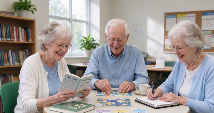 Cognitive vitality and brain health: 7 brain-boosting habits that older adults can do every day