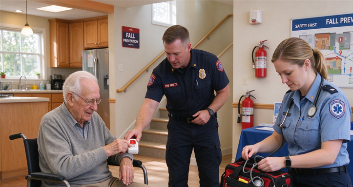 Safety Guide for Seniors Living Alone: How to Get Help Immediately in Case of Falls, Fires, or Sudden Illnesses?