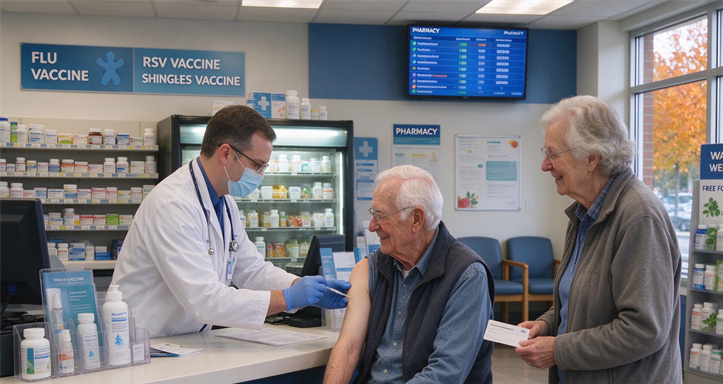 Community health services upgraded: Seniors can receive free flu, RSV, and shingles vaccines at pharmacies