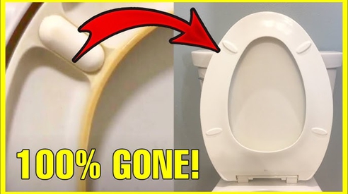 One Kitchen Ingredient That Erases Yellow Toilet Seat Stains Instantly