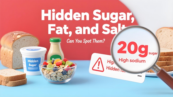 Hidden Sugar, Fat, and Salt - Can You Spot Them?🍭🕵️‍♂️