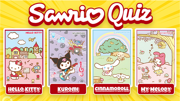 🎀Sanrio Quiz: Are You a Hello Kitty, Cinnamoroll, My Melody or Kuromi?😈