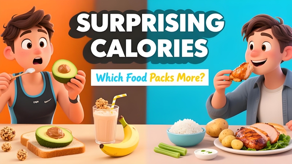 Which Sneaky Food Packs a Bigger Calorie Punch?😲